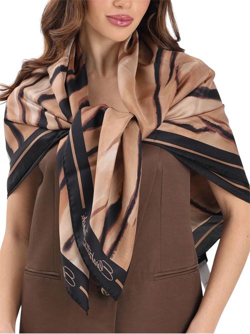 Foulard in seta con stampa Elisabetta Franchi | FO26L62E2470